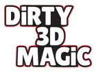 Dirty 3D Magic Logo Stereogram Illusions